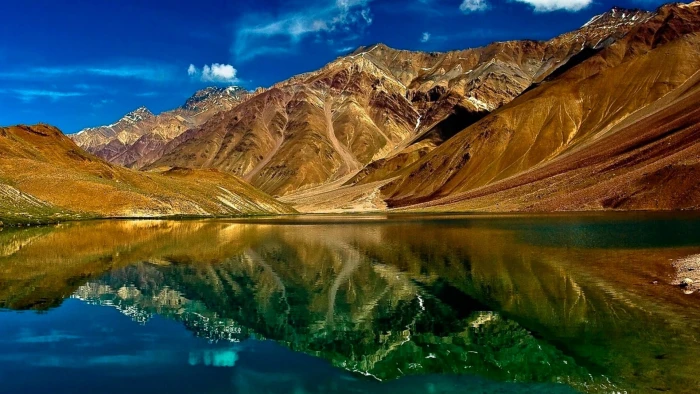 chandra taal blue sky asia valley spiti chandratal lake 2k