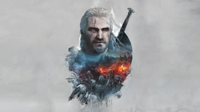 the witcher geralt of rivia ciri 3 wild hunt 2k
