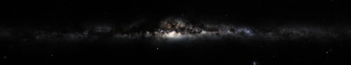 Milky Way galactic center space galaxy triple screen night 2k 4k 5k