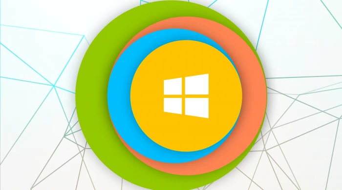 Windows Microsoft logo 10 art geometric shape 2k 4k 5k