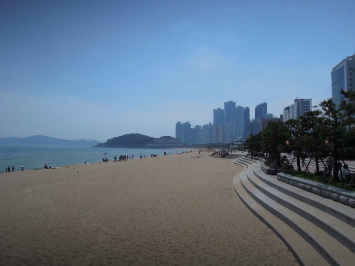 sea haeundae beach sandy balne rio Cambori land architecture 2k