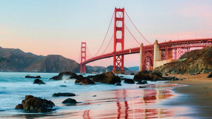 bridge sky architecture city water landscape travel sea 2k