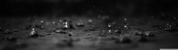 water drops wallpaper rain nature monochrome backgrounds 2k 4k