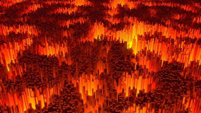 red and orange abstract digital wallpaper art lights 2k