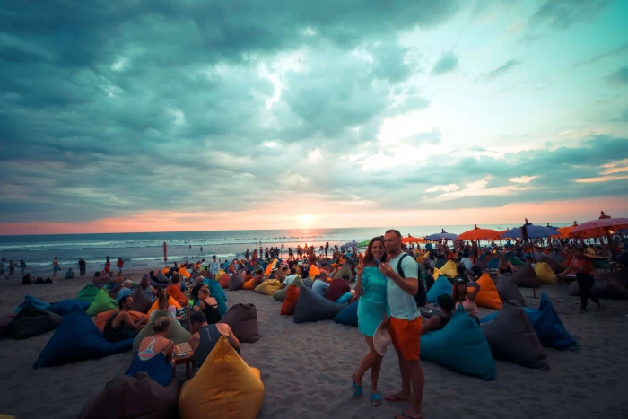 asia bali beach club couple indonesia kuta seminyak 2k 4k