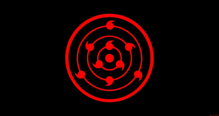 Anime Naruto Minimalist Rinne Sharingan 2k 4k 5k 8k