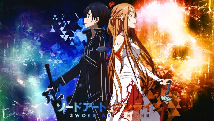 anime boys girls sword Sword Art Online Alternative 2k