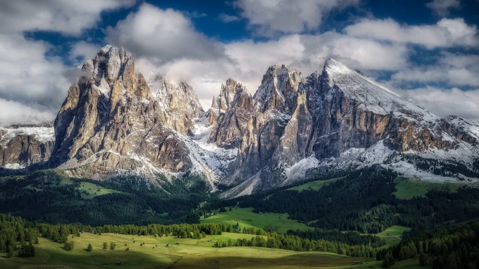 cloud plattkofel langkofel val gardena sassolungo bolzano 2k
