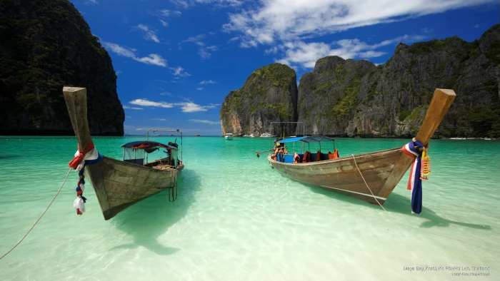 Maya Bay Krabi Ko Phi Leh Thailand Beaches 2k