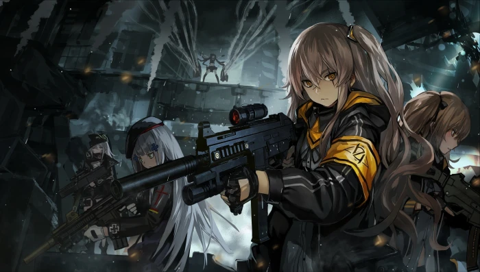 anime girls with guns 2k
