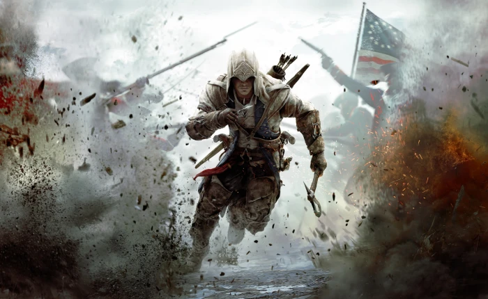 Assassin s Creed 3 Connor Free Running digital wallpaper 2k