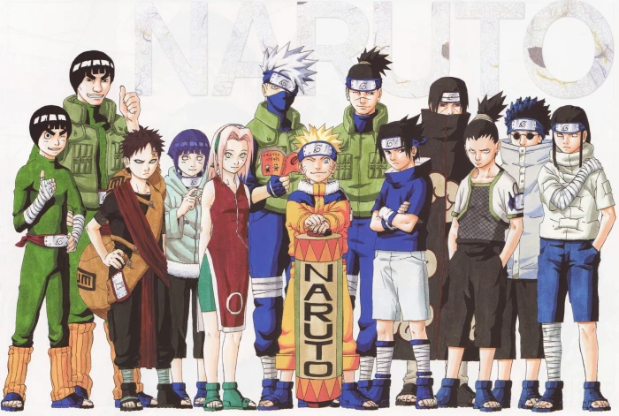 Naruto illustration Anime Gaara Hinata Hy ga Iruka Umino 2k