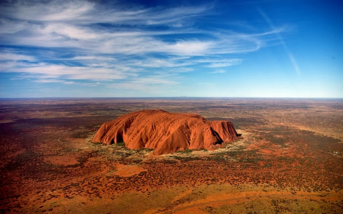 nature landscape Uluru Australia rock desert Ayers Rock 2k