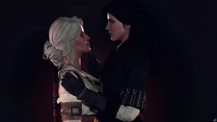 the witcher 3 wild hunt amazing two people togetherness 2k 4k