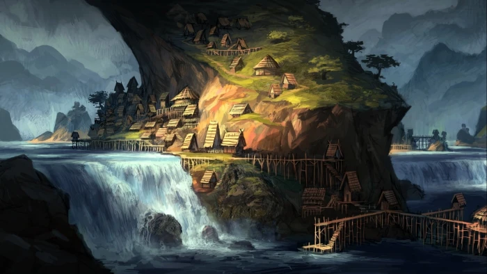 art artwork fantasy landscape nature scenery 2k