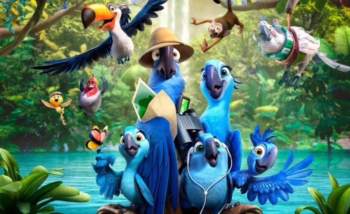 Rio 2 Movie digital wallpaper Cartoons Others representation 2k