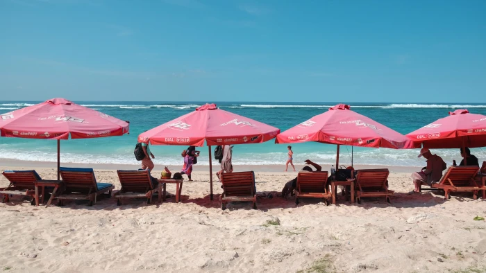 indonesia pandawa beach pantai bali sea sand water sky 2k