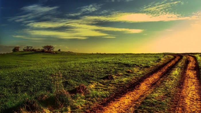 widescreen high resolution nature hd sky field 2k