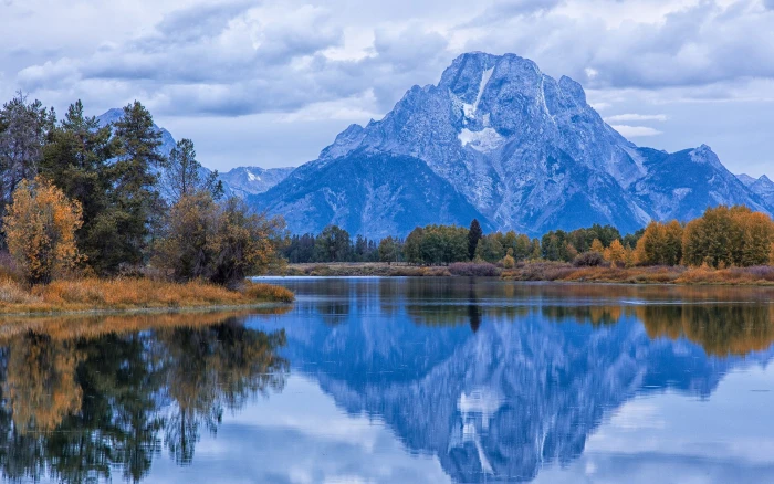 laptop backgrounds nature images reflection lake 2k