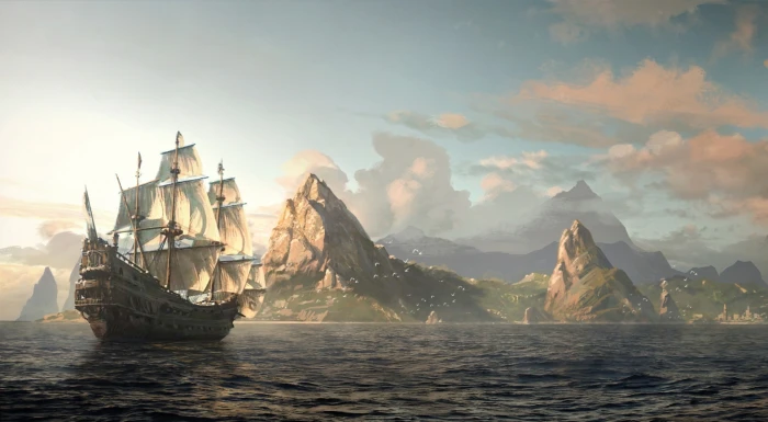 Assassins Creed 4 Black Flag brown pirate ship digital wallpaper 17 2k