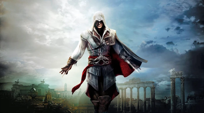 assassins creed the ezio collection sky one person cloud 2k 4k