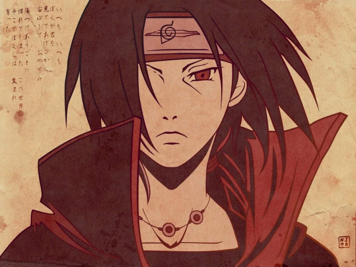 Uchiha Itachi wallpaper Naruto Shippuuden red eyes Akatsuki 23 2k