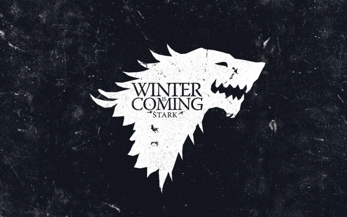 Winter is Coming Stark logo Game of Thrones House sigils