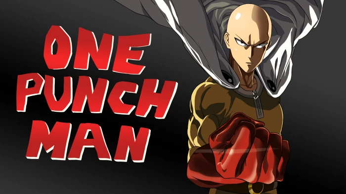 anime boys One Punch Man artwork Saitama superhero 2k 4k