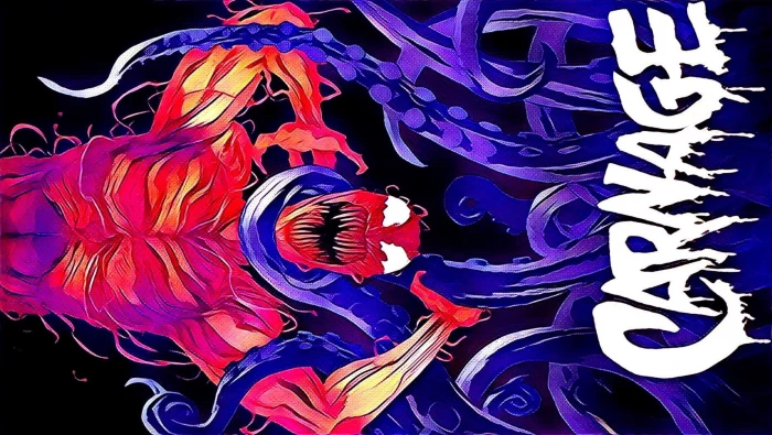 Carnage Spider Man Marvel Comics superhero multi colored 2k