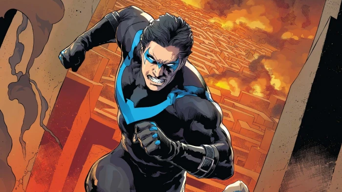 DC Comics Nightwing illustration superhero real people 2k