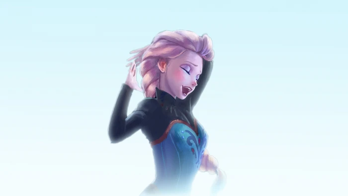 Elsa from Disney Frozen movie Princess women 2k