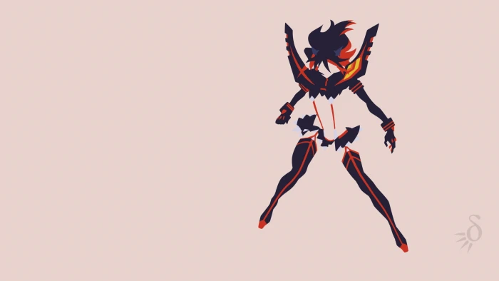 game digital wallpaper Kill la Matoi Ryuuko anime vectors 2k