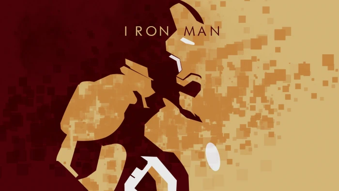 Iron Man illustration Tony Stark hero superhero text communication 2k