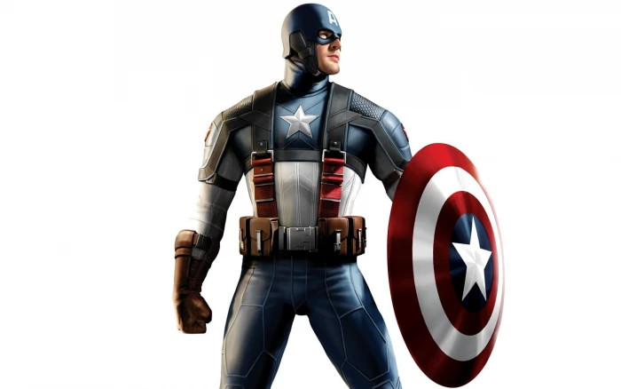 Marvel Captain America illustration Comics white background