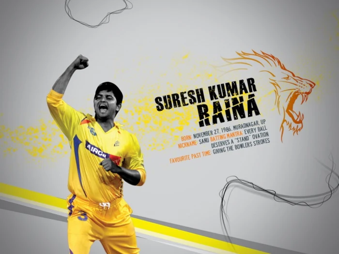 Suresh Raina Kumar Sports Cricket one person indoors