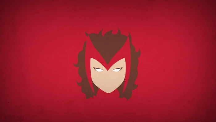 wanda maximoff fictional superhero super heroes artist red 2k