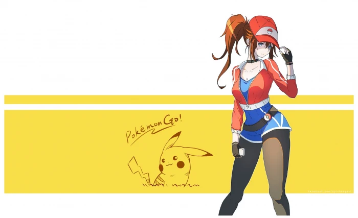 anime girls Pok mon Pokemon Go trainers 2k