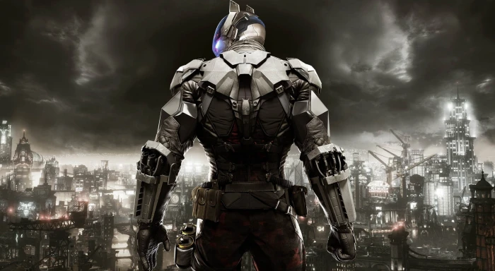 Batman Arkham Knight video game robot character wallpaper 2k
