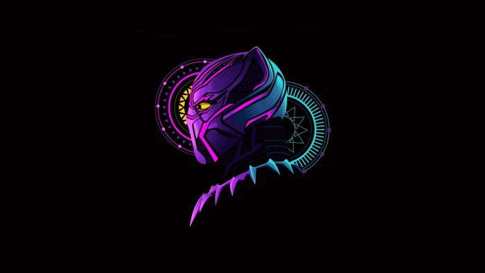 colorful fantasy minimalism Marvel digital art artwork 2k