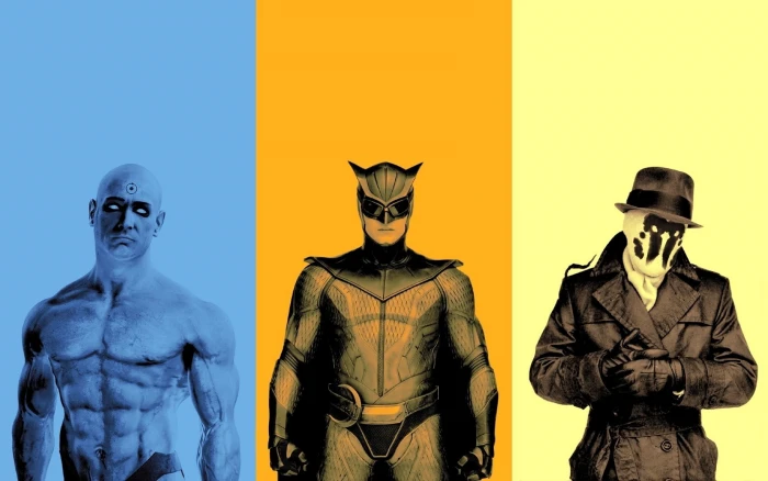 Dr Manhattan movies Nite Owl Rorschach superhero Watchmen 2k