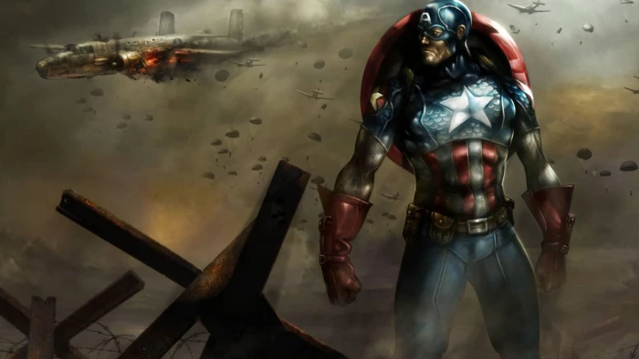 Marvel Comics superhero Captain America 2k
