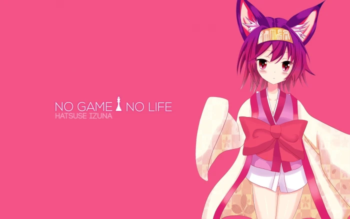 No Game Life Hatsuse Izuna anime girls lolita short hair 2k
