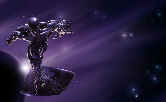 Silver Surfer Superhero artwork Artistic 2k