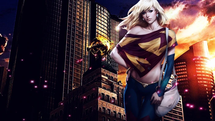 Supergirl Artgerm superhero city 2k