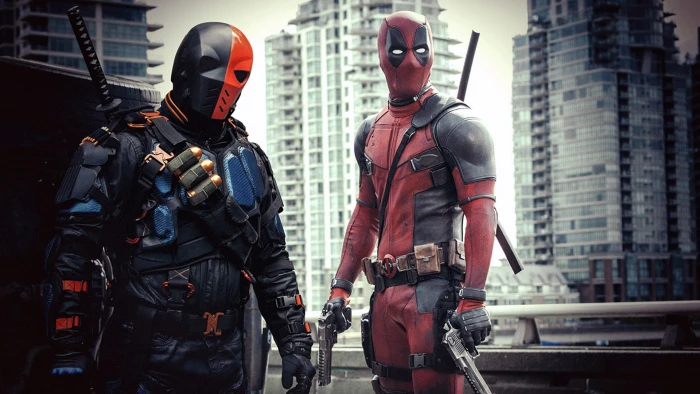 superhero DC Comics Deathstroke Deadpool safety architecture 2k