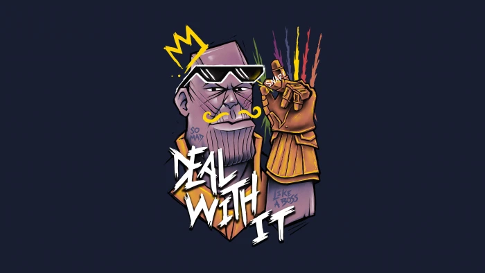 thanos hd artwork digital art superheroes supervillain 2k 4k