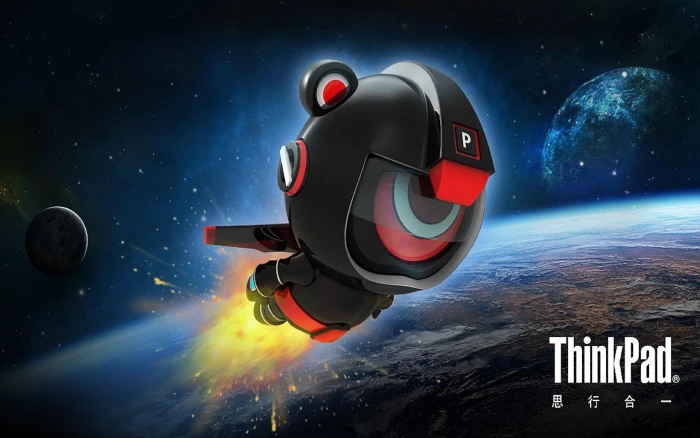 ThinkPad computer superhero 2k 4k