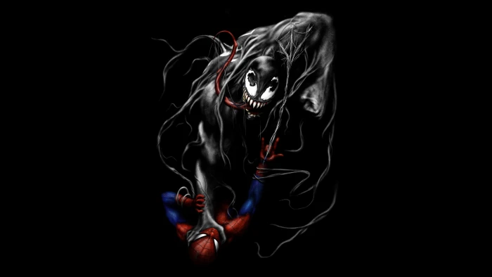 venom spiderman superheroes hd artwork artist digital art 2k 4k