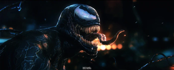 venom superheroes hd artstation supervillain digital art 50 2k