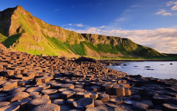 nature landscape water sea Giant s Causeway Ireland stones 2k